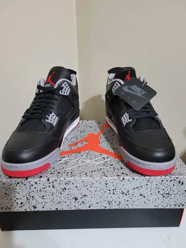 Jordan 4 Retro Bred Reimagined in Men's Shoes in Trenton - Image 2