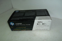 HP 305X (CE410XD) High Yield Black Original Toner, 2 Cartridges