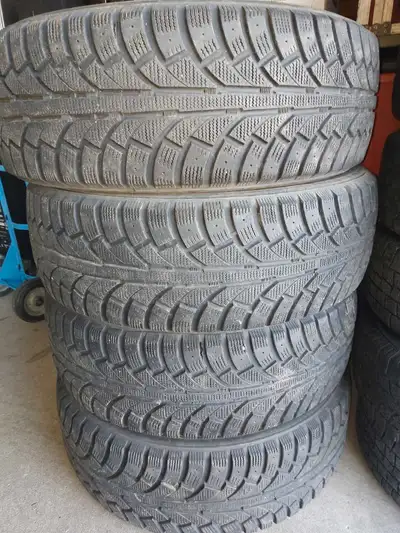 A complete set of 4 265 70 17 tires. 95% threads remaining. $300