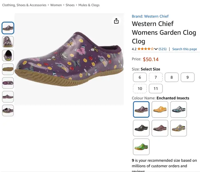BN Western Chief Garden Shoes