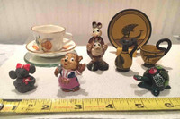 Collection of Tiny Miniatures: cup & saucer, animals etc Buy all