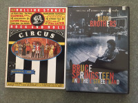Music DVDs EUC The Rolling Stones Rock Circus Bruce Springsteen 