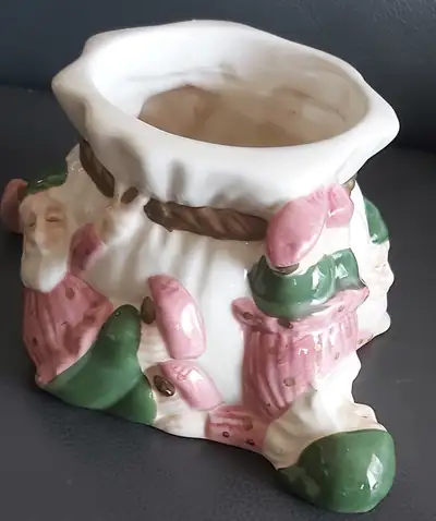 Tumbling Elf Ceramic Planter, Holland Floral Inc., 1992, Vintage, View more