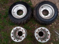 Atv rims and front tires 