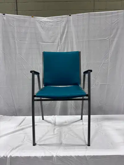 Blue Stacking Chairs with Armrests – Durable and Comfortable, View more