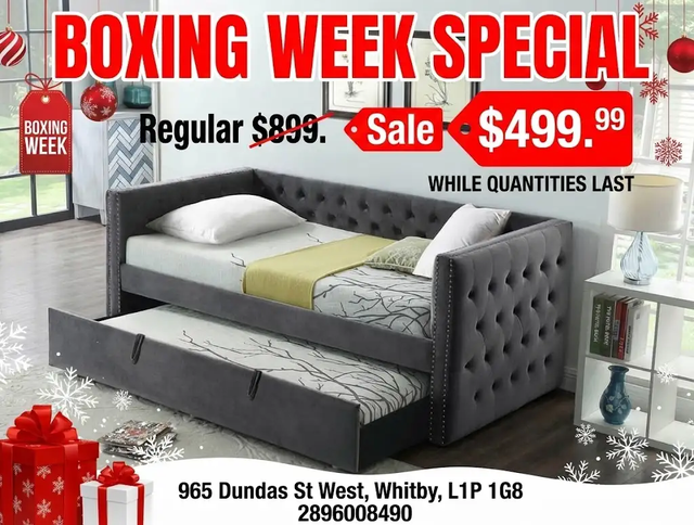 Winter sale Start now Solid Wood Bunk bed start from  $549.9 in Beds & Mattresses in Peterborough - Image 6