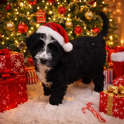 Springer Poodle low to non shedding, View more