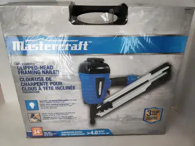 Mastercraft Air Powered Clipped- Head Framing Nailer (058-8434-4, View more