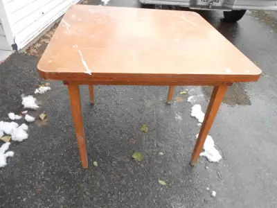 36" square solid wood table height 30", View more