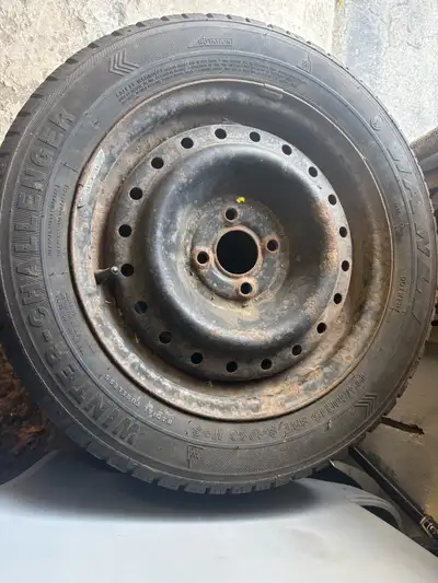 Winter tires with rims for sale 196/60R15 6/32nds tread left on tires. 200 or best offer