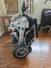 Fold and Travel Electric Wheelchair lithium battery powered