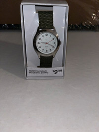 Quarz accuracy watch/montre unisex brand new (green)