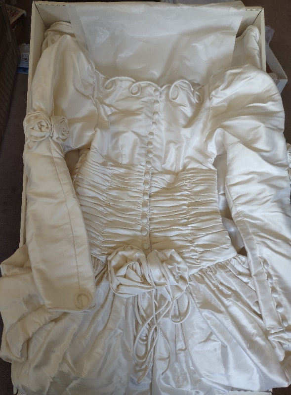 Tricia Cochran Exclusive Silk Satin Wedding Dress Wedding City of