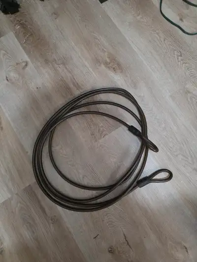 Masterlock cargo cable, 15 feet. Sells for $30, asking $15
