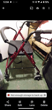 Walker with wheels mint condition