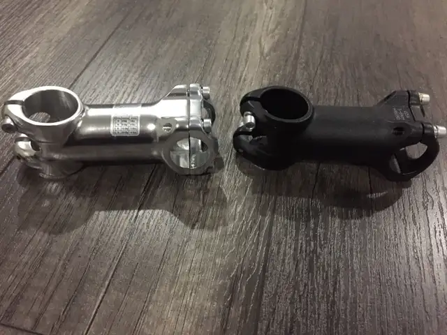 Brand new Bicycle Stems Road Mountain Bike 31.8 25.4 alloy 1 1/8 in Frames & Parts in Oshawa / Durham Region - Image 6