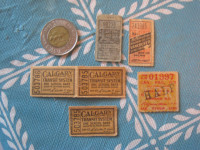 Vintage Transit Tickets: Vancouver, Calgary and CPR