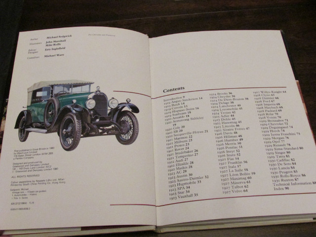 Vintage Cars book Hard cover in Other in Peterborough - Image 2