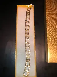 Bracelet gourmette versace 10mm 10k