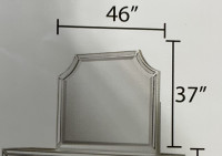 Mirror Gray color for dresser
