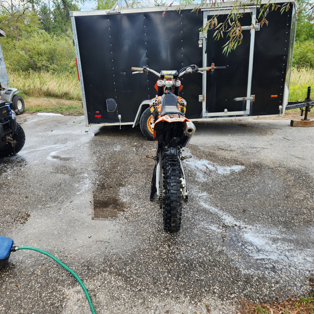09 ktm 450 sx rebuilt with recipes in Dirt Bikes & Motocross in Kawartha Lakes - Image 3