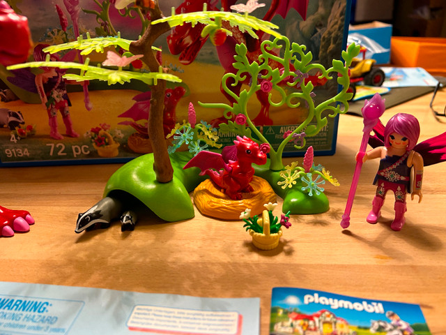Playmobil Fairies - 9134 - Dragon avec Fée dans Jouets et jeux  à Sherbrooke - Image 2