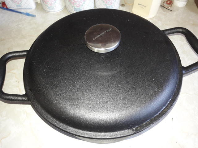 Lagostina Cast Iron Dutch Oven/Boiling Pot in Kitchen & Dining Wares in Dartmouth