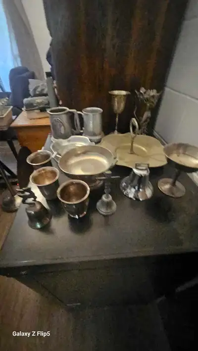 Lot #2 articles antique/objets vintage, View more