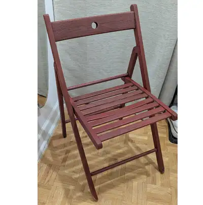 Foldable Portable Wood Stool/Chair ONLY ONE!, View more
