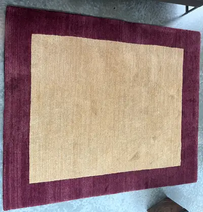 Natural Wool 7' x 6'  Rug, View more