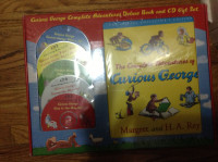New - never opened Curious George collection with CDs for sale