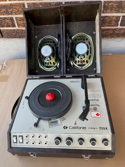 Turntable with speakers All in one complete system!!, View more
