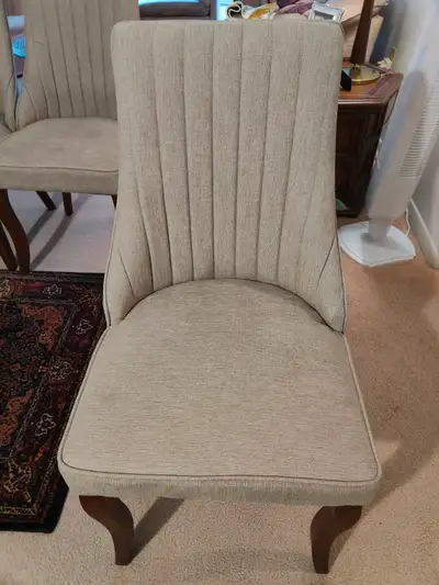 Set of 4 Upholstered Dining Chairs, View more