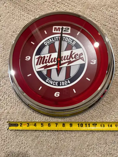 Brand new Milwaukee Retro Wall Clock , View more