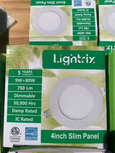 Pot Lights 4" 6000K, View more