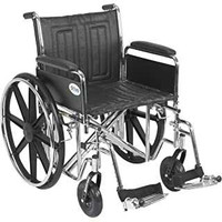 Chaise roulante manuelle pour personne en surpoids 