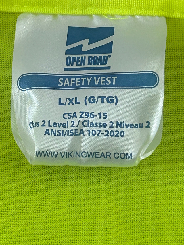 New men’s Safety Vest  L/XL in Men's in Oshawa / Durham Region - Image 2