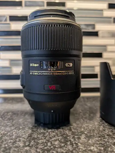 Nikon AF-S Micro 105mm VR f/2.8 Lens, View more