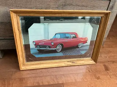 Featuring a 1957 Ford Thunderbird 20 1/4” by 14 1/4’ tall Stamford Art Mfg Pickup is in Charleswood...