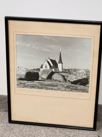 Peggy's Cove Anglican Church, vintage photograph