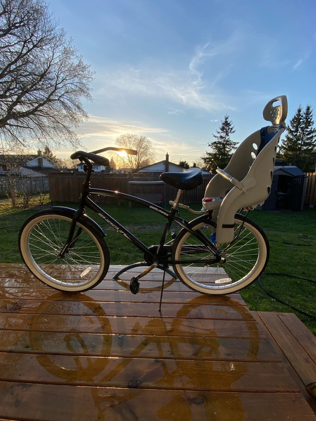 $50 firm. Great bike + child seat in Cruiser, Commuter & Hybrid in Peterborough - Image 2