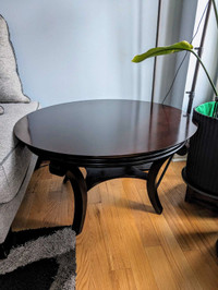 Wooden coffee table