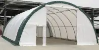 30'x65'x15' Fabric Dome Storage Shelter (450g PVC)
