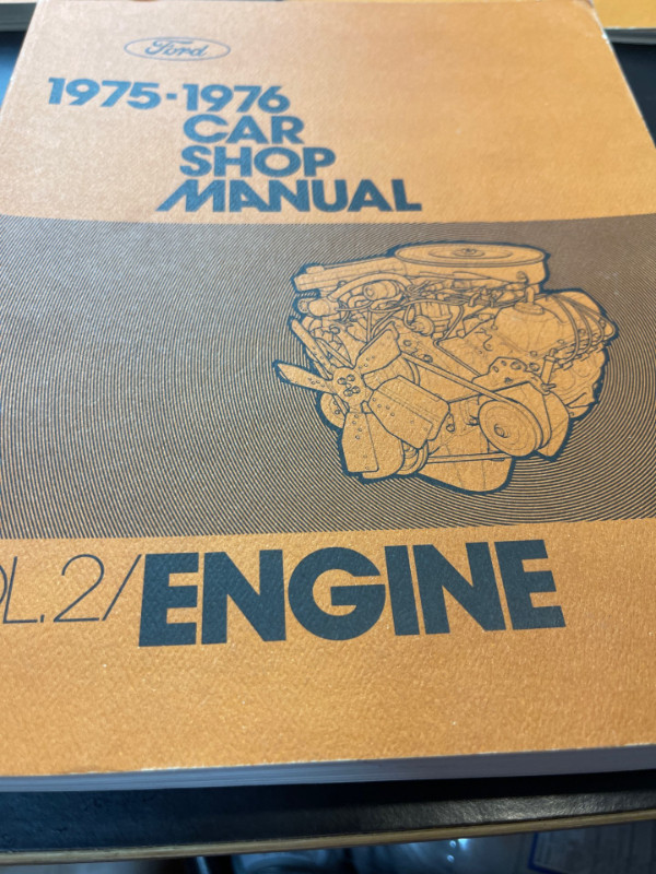 1975 - 1976 FORD CAR FIVE VOLUME SHOP MANUAL SET #M1581 in Arts & Collectibles in Edmonton - Image 3