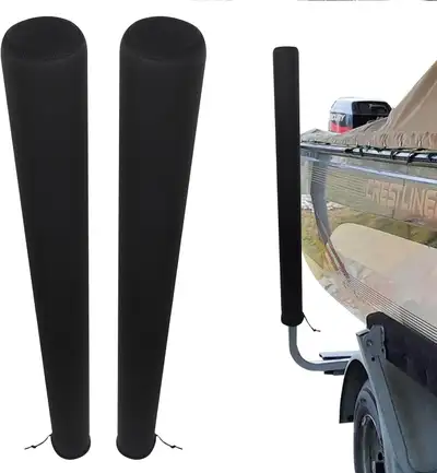 59" Boat Trailer Guide Pole Pad and Covers- Neoprene Boat Trailer Guide Protective Cover- Heavy Duty...