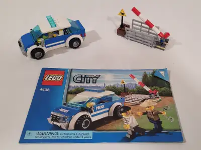 Lego City - Patrol Car - Set # 4436 - 97 Pieces - Ages 5-12, View more