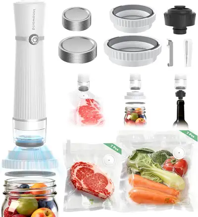 3-in-1 Vacuum Sealer for Food Compatible with Vacuum, View more