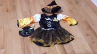 Halloween costumes,  witch and  spider for babies