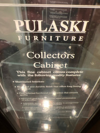 Pulaski Furniture Collectors Cabinet