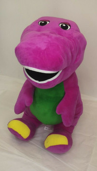 LARGE Barney Talking Singing Plush Stuffed Toy